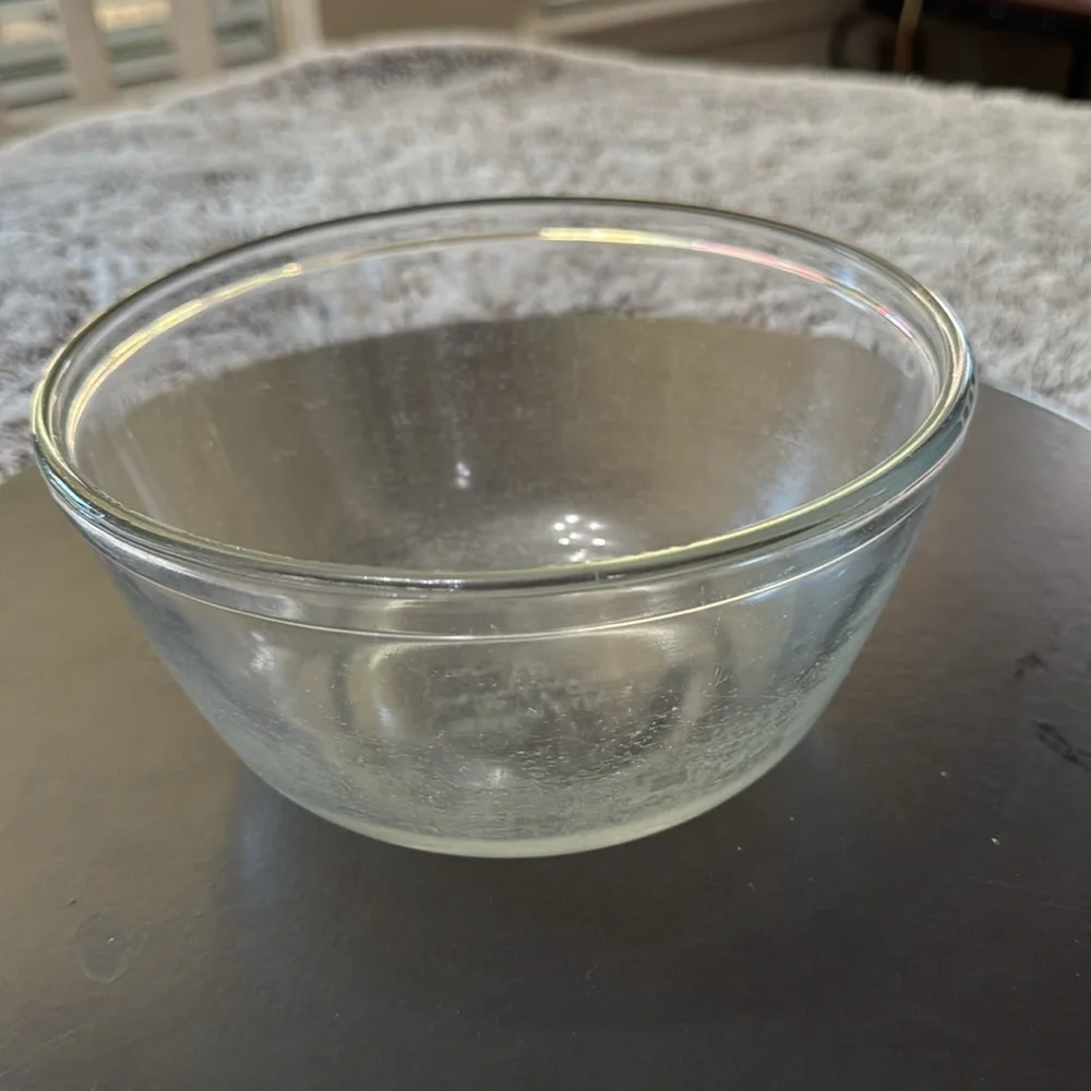 Anchor Hocking 1.5 Quart 1057 Clear Glass Mixing Bowl 7” Oven Microwave‎ Safe